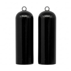 MagBay Lures Deep Drop Weights in black vinyl, ideal for stable offshore bottom fishing.