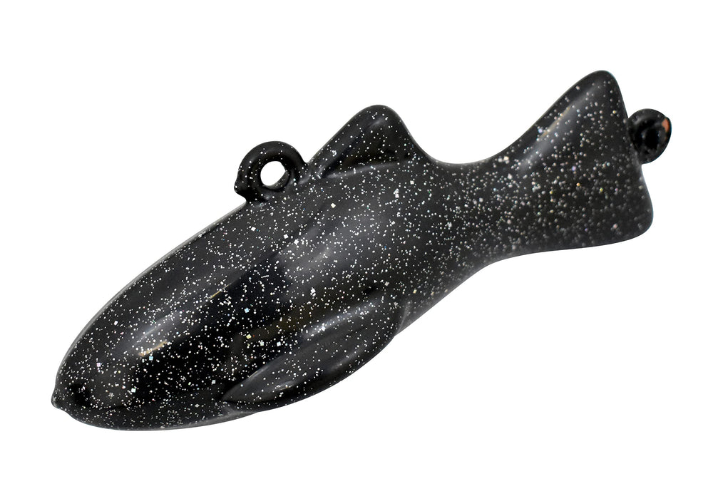 MagBay Lures downrigger weight 6lb in black keeps dredge aligned for steady trolling.