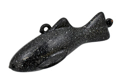 MagBay Lures downrigger weight 6lb in black keeps dredge aligned for steady trolling.