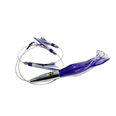 MagBay Lures high-speed daisy chain plomerito lure purple front view for fast trolling.