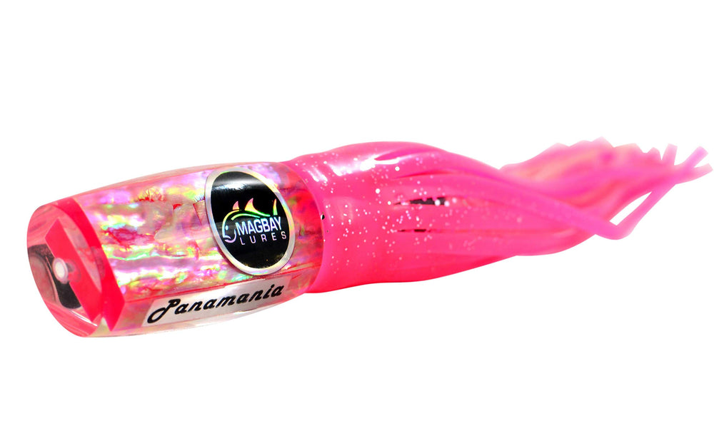 MagBay Lures PanMania Pink Abalone Shell Marlin Lure for offshore trolling