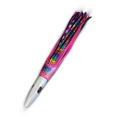 MagBay Lures Plomerito pink rainbow lure shows vibrant color variation for dorado.