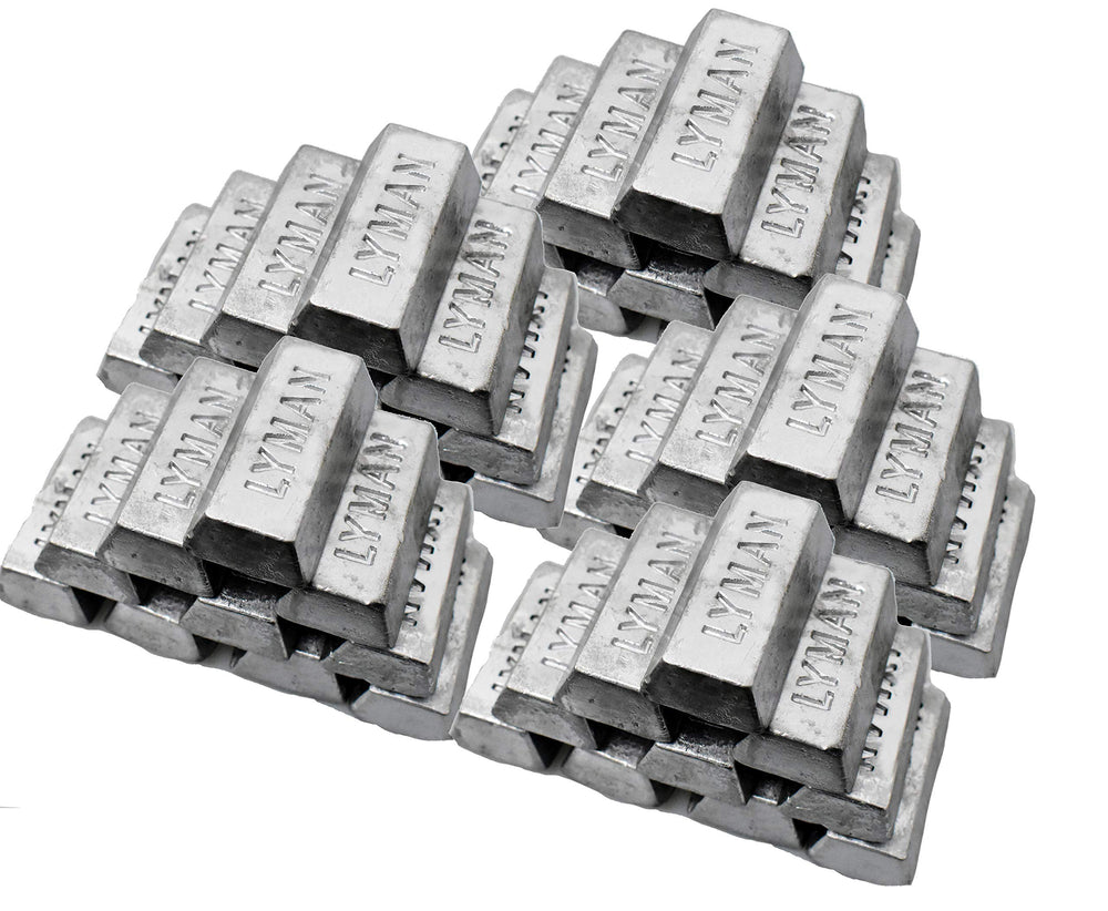 MagBay Lures Lyman 1 lb lead ingot for precise casting and weight control.