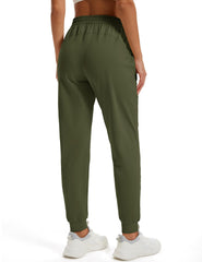 MAGCOMSEN water-resistant fleece pants protect against light rain and drizzle during outdoor walks