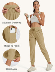 MAGCOMSEN Womens Joggers back pocket holds small essentials securely