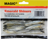 Magic Products Preserved Emerald Shiners - Silver and Black - Medium 2\"-3\" (18 ct).