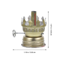 MAGICLULU oil lamp wick holder middle hole design for smooth wick passage.