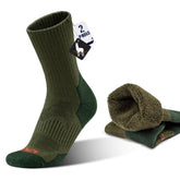 MAGISDU Alpaca wool hunting socks two-pack showcasing warmth and moisture management.