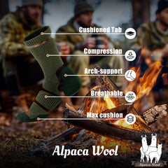 MAGISDU odor-resistant hunting socks promoting comfort during long days outdoors.