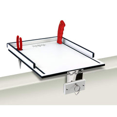 Magma T10-311B Econo-Mate table folded for compact storage