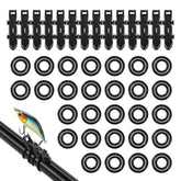 Magnetic Lure Hooker 14pcs set in black