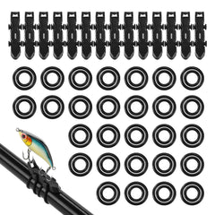 Magnetic Lure Hooker 14pcs set in black