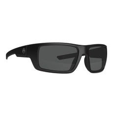 Magpul Apex sunglasses with 8-base frame for expanded side protection during outdoor activity.