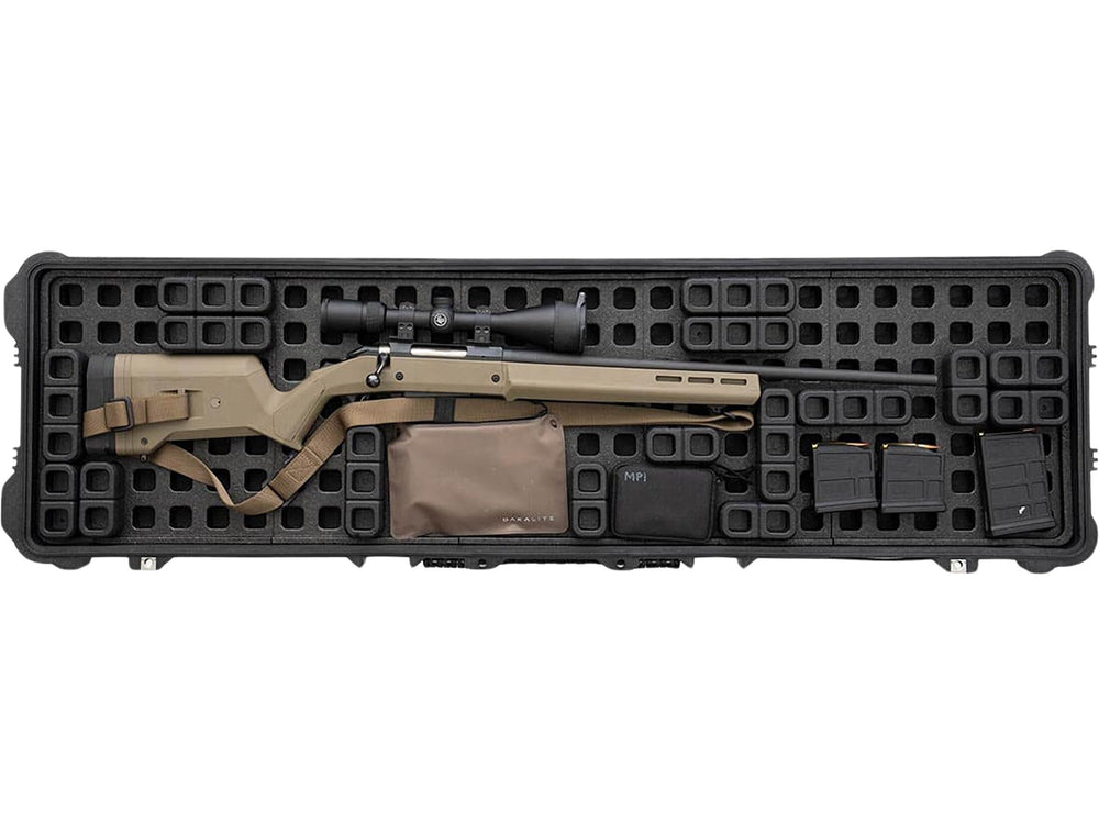 GRID base panels and blocks configuration for secure gear