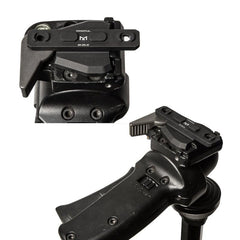 Magpul M-LOK Tripod Adapter side profile emphasizes low footprint and snag-free attachment.
