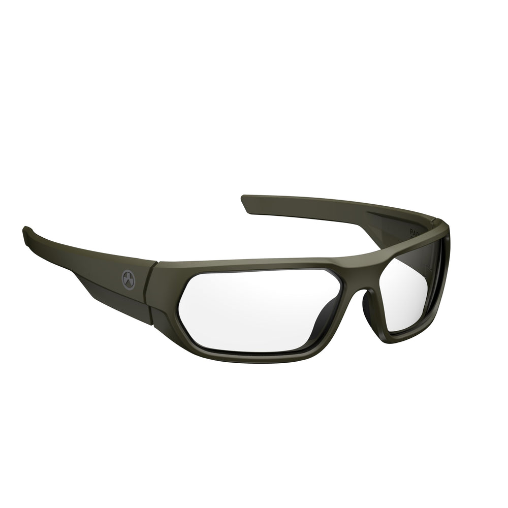 Magpul Radius sunglasses in olive drab frame offer rugged, protective eyewear.