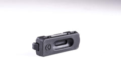 Three Magpul L-Plate floorplates stacked for display in black