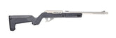 Magpul X-22 Backpacker stock on Ruger 10/22 Takedown in gray for compact carry