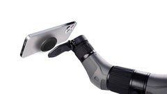 MAGVIEW S1 spotting scope universal adapter in use for smartphone digiscoping on large eyepieces