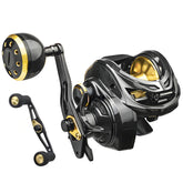 MAIPSIG baitcasting reel carbon fiber front view