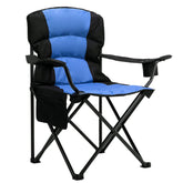 MaiuFun oversized camping chair front view showing spacious seating for all-day outdoor comfort.