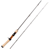 Major Craft FSG-B422UL trout rod close-up showing compact, comfortable grip for casting