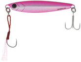 Major Craft Jigpara 30g Sakurasilver front-cast view for long-range accuracy