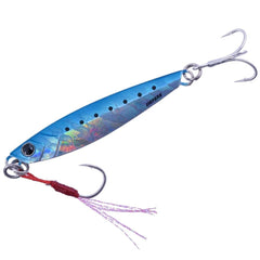 Major Craft Jigpara 60g Zebraglow jigging action demonstrates smooth tail movement.