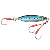 Major Craft Jigpara Slow Livebait shows oval body action for accurate casting and enticing glides.