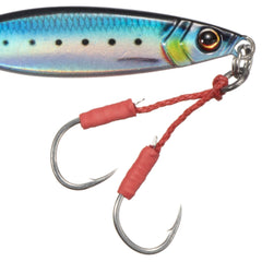 Major Craft JPSLOW-50L080LIVEIWASHIUV action shot illustrates slow fall and lifelike motion.