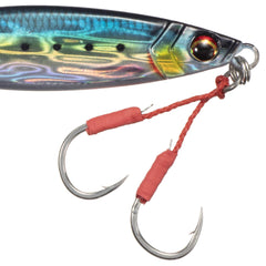 Major Craft JPSLOW-60L081LIVEKINIWASHIUV front assist hooks provide quick lure setup.