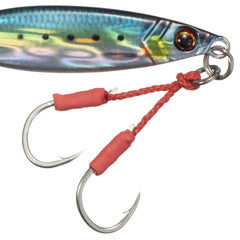 Major Craft JPSLOW front-assist-hooks provide ready-to-fish hardware.
