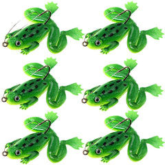 Malijnxin PVC frog lure for bass shows lifelike movement to attract bites.