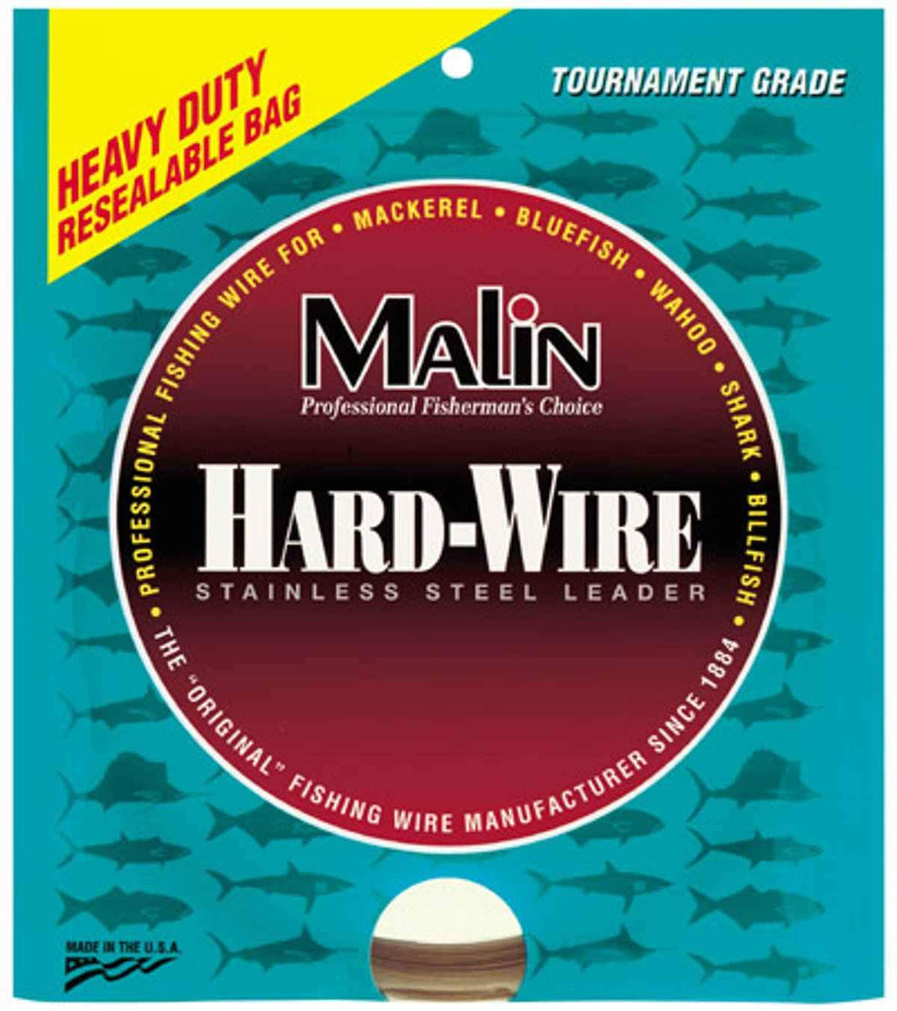 Malin LC13-42 SS Wire COF; nearly invisible under water for robust bait rigs