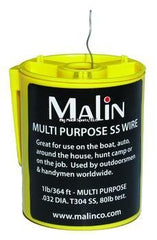 Malin SW-032 SS Safety Wire provides durable stainless steel fastening for marine and workshop use.