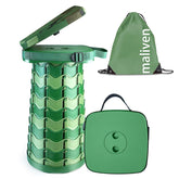 maliven collapsible stool with one-click setup shows quick seating anywhere for immediate breaks.