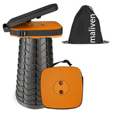 Maliven foldable camping stool cushioned seat for comfortable outdoor seating
