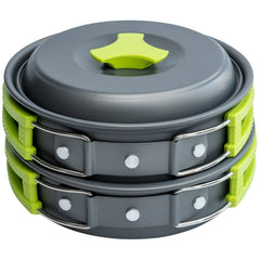 MalloMe camping cookware mess kit pot for quick camp meals