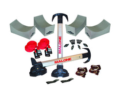 Malone Stax Pro2 foam stacker blocks cushion kayaks during transit.