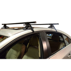 Malone VersaRail bare-roof cross rail 58-inch ready to install for easy roof transport.
