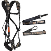 Malta Dynamics Hunter Elite Ultralight harness front view showing safety in motion