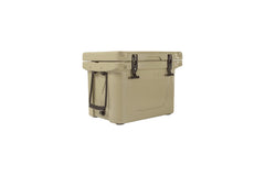 Mammoth Ranger 25 cooler drain system close-up for simple ice removal