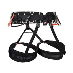 Mammut 4 Slide harness displays the wear indicator revealing fabric wear