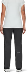 Mammut Alto Light HS Pant Women’s Black, waist detail highlighting a comfortable fit