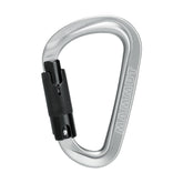 Mammut Classic HMS TwistLock Plus carabiner, front-angled view, ideal for belay station setup