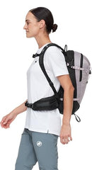 Mammut Lithium 15 Women's Backpack hip belt pocket, secure hands-free storage.