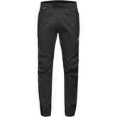 Mammut Massone Light Pants front view in black for unrestricted movement on climbs.