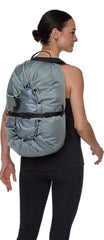 Mammut Neon Rope Bag with shoes and chalk bag ready for ascent