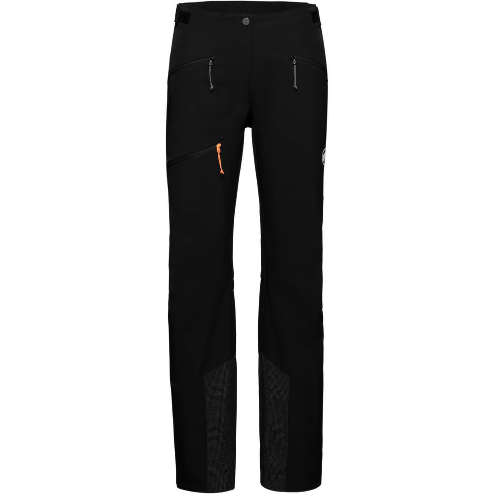 Mammut Taiss Guide SO pants black, front view for versatile outdoor use