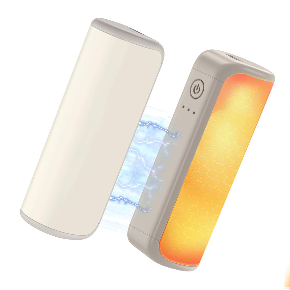 Mangoin 2-pack hand warmers with magnetic design for double heat and sharing